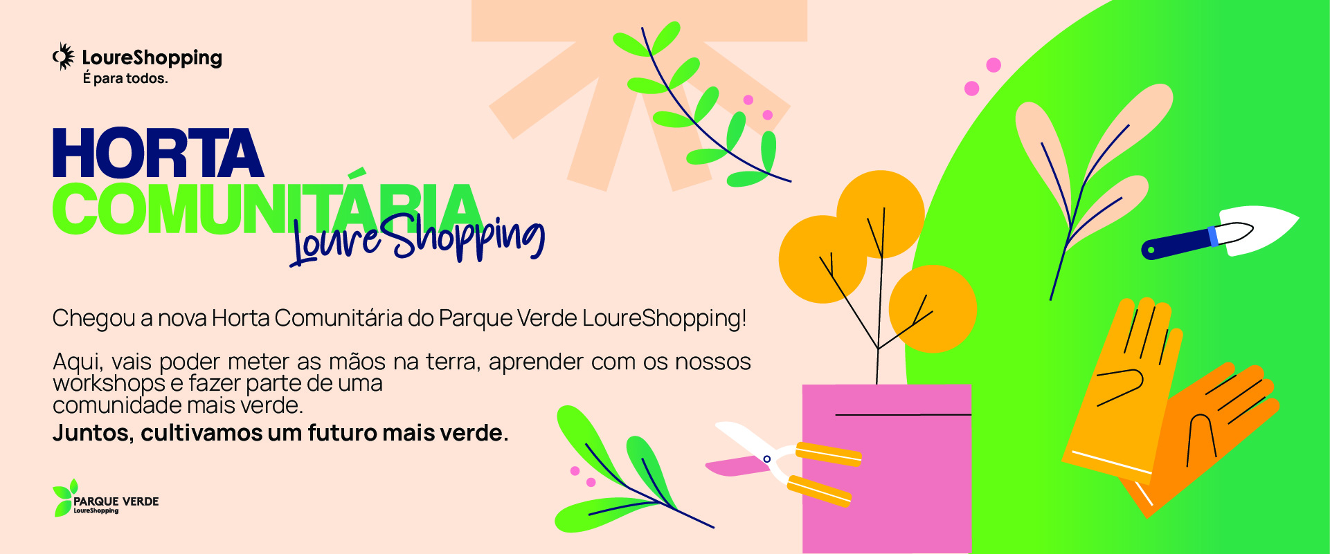 🌱 Já nasceu a nossa Horta Comunitária!