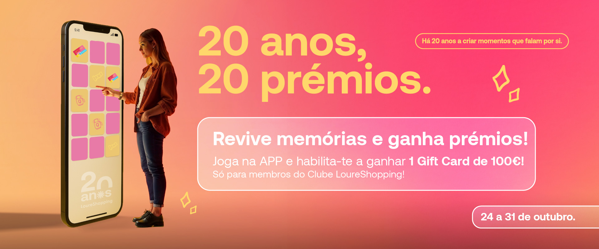 20 anos, 20 prémios — Celebra connosco!