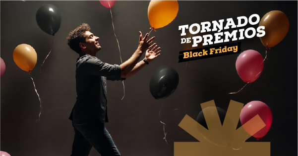 TORNADO DE PRÉMIOS: A BLACK FRIDAY MAIS DIVERTIDA ESTÁ NO  LOURESHOPPING!