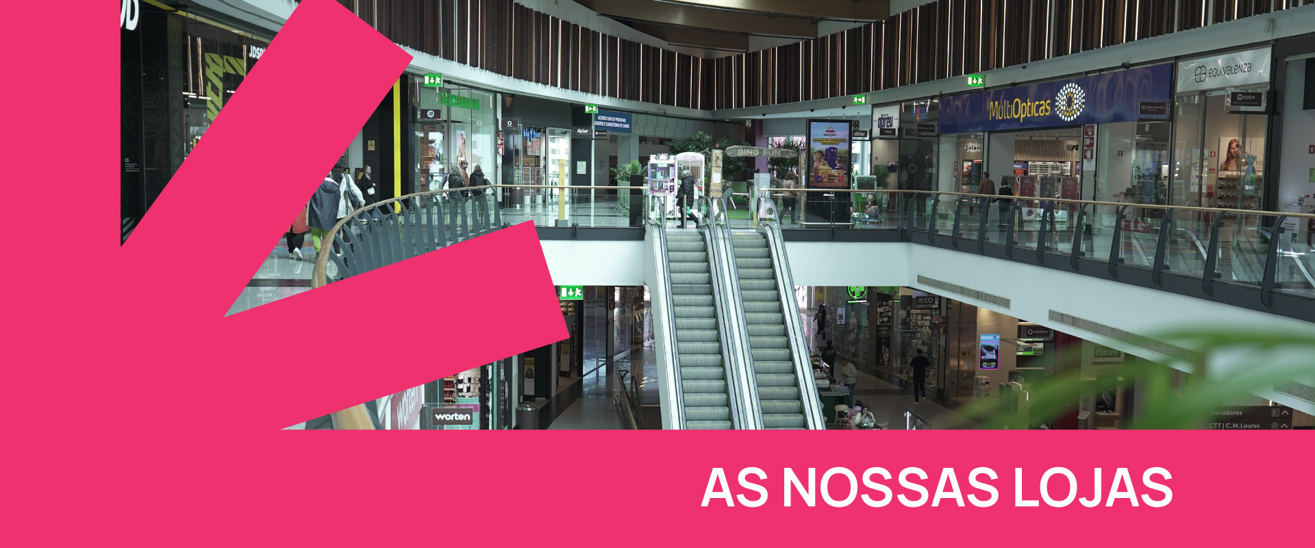 Uma enorme variedade de lojas pensada para ti, no LoureShopping.