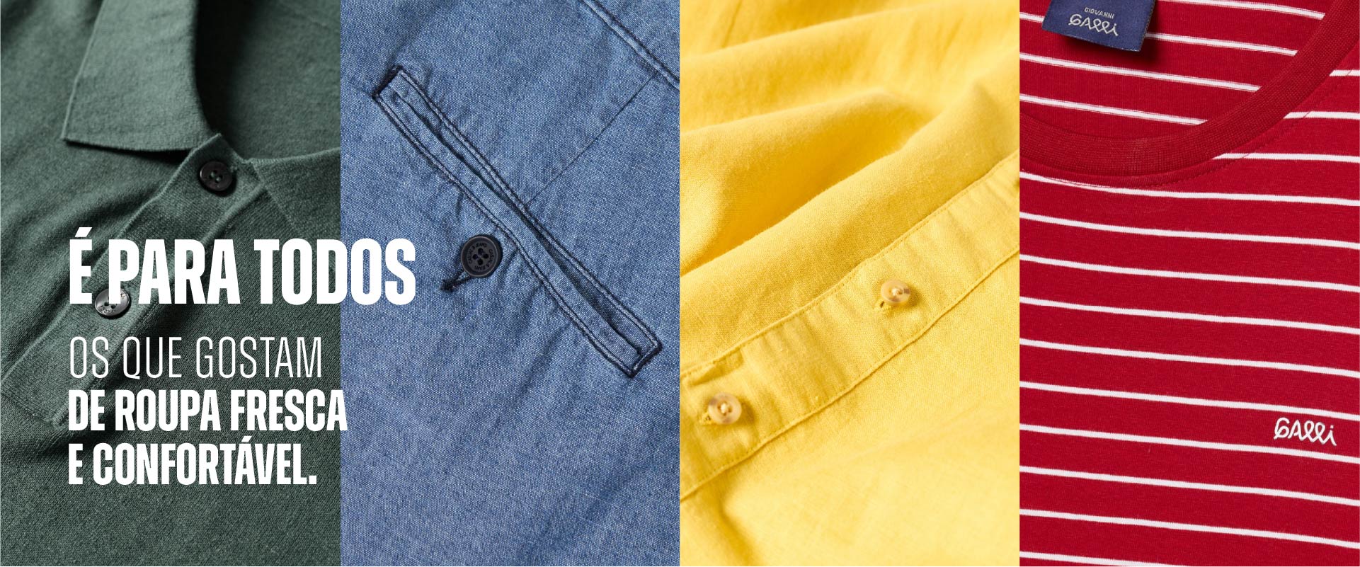 Moda masculina para o verão