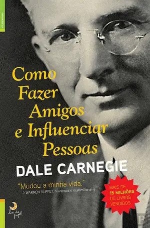 Capa do livro Como fazer amigos e influenciar pessoas de Dale Carnegie