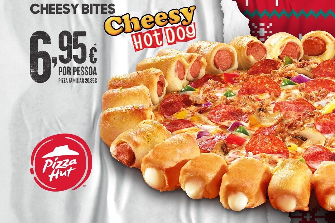 Post Natal Wow Cheesy Hot Dog pizza hut